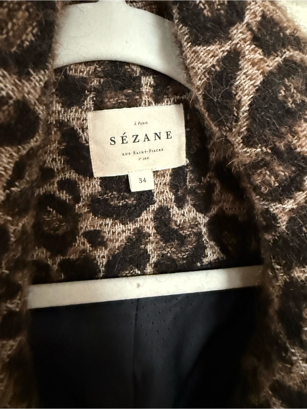 Sezane Andrew Coat-size 34 - Picture 3 of 4